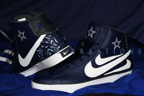 Dallas Cowboys Custom Nike size 11 men by ROBCREATIONS on Etsy