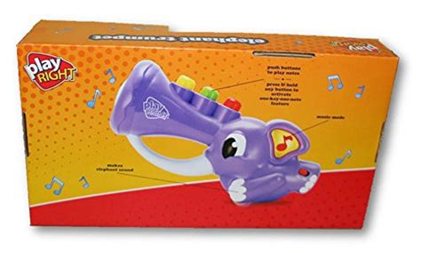 Play Right Purple Elephant Trumpet ~ Ages 18+ Months - Epic Kids Toys