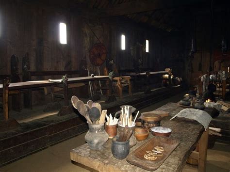 Viking house, Historical interior, Vikings