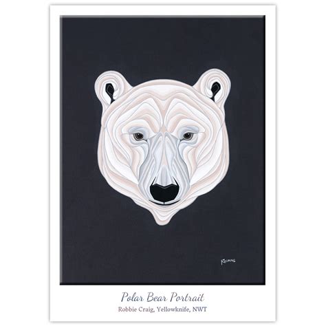 Polar Bear Portrait - DōnaBōna Cards