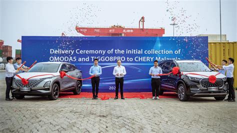 Chery begins shipment of showroom units to Malaysia - Omoda 5, Tiggo 8 ...