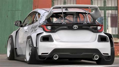 Toyota GR Yaris With Rocket Bunny Kit Is A Ludicrously Wide Hot Hatch - Car in My Life