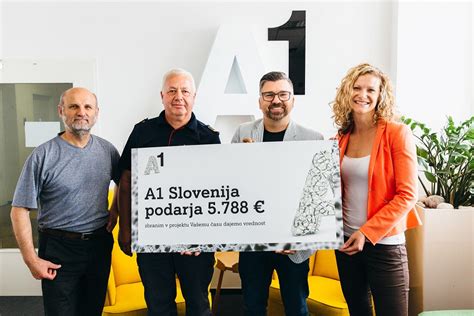 A1 Slovenija za projekt Botrstvo - Botrstvo v Sloveniji