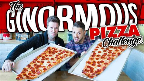 World's LARGEST Pizza Slice Challenge! - YouTube