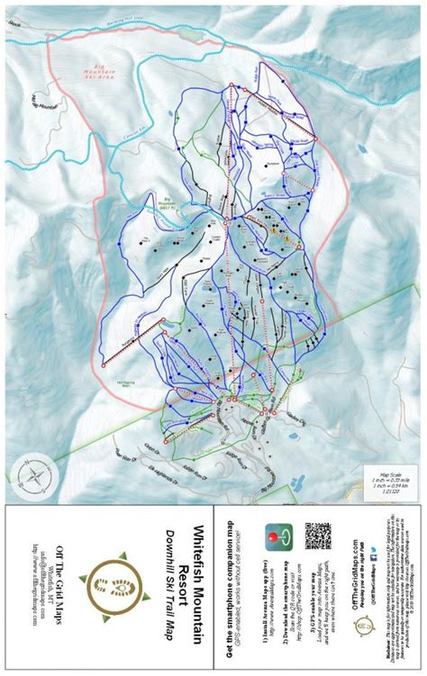 Whitefish Mountain Resort Downhill Ski Trails – OffTheGridMaps