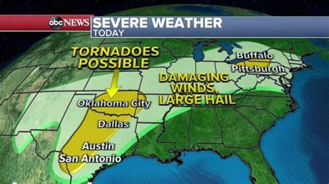 More severe weather expected in South as summer-like temperatures head to Northeast | GEM 99 & 100