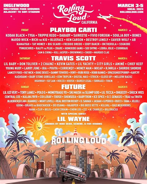 Rolling Loud Los Angeles 2023 Lineup Revealed - showbizztoday