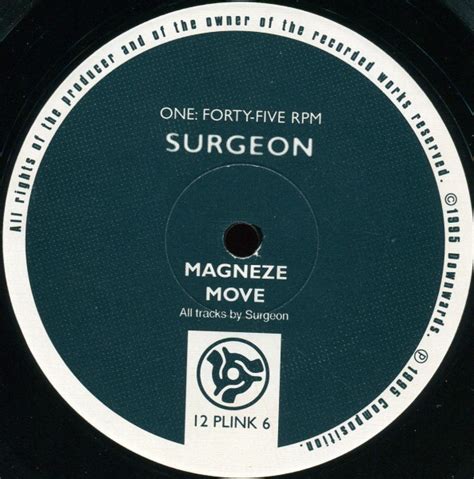 Surgeon – Surgeon EP (1994, Vinyl) - Discogs