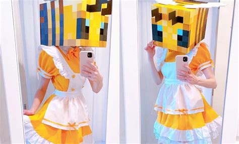 Minecraft Redditor shares their adorable bee-themed Halloween costume