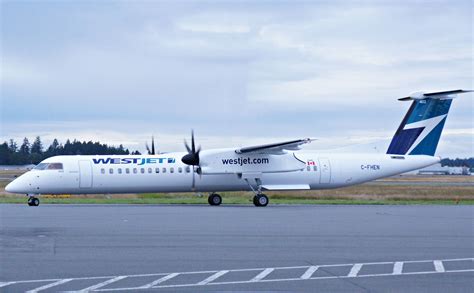 WestJet Encore Bombardier Dash 8-Q400 NextGen at YYJ. | Aviation photography, Aircraft, Aviation