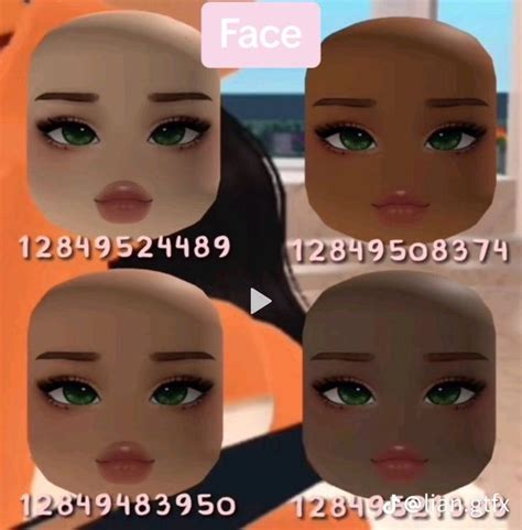 Face codes in 2023 | Coding, Roblox, Berries