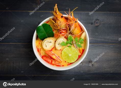 Tom Yum Soup Stock Photo by ©Jikung4udepos 136261890