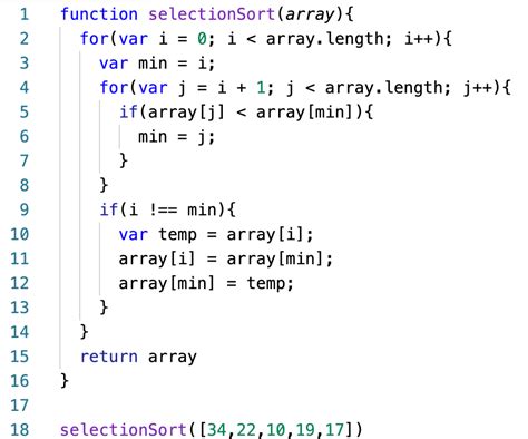 Selection Sort Algorithm. In my previous blog post, I discussed… | by Michelle Wong | Medium