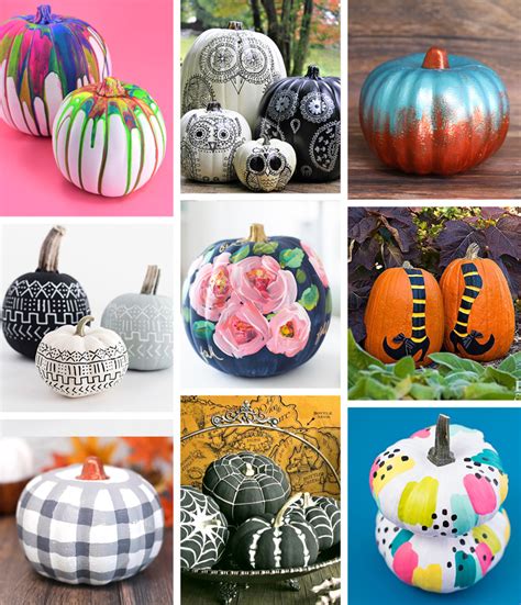 30+ Painted Pumpkins and Other No-Carve Pumpkin Decorating Ideas