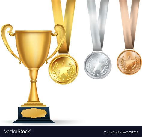 Medals Collection And Trophies Royalty Free Vector Image, 42% OFF