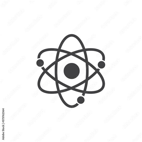 Atom icon modern science technology, science and medical gradient color for web app banner logo ...