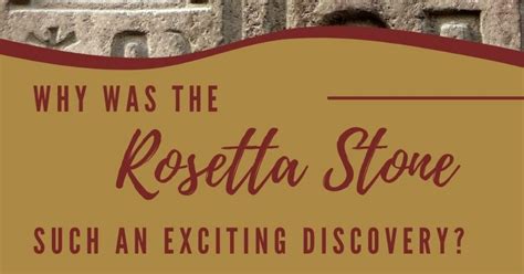 The Rosetta Stone Discovery July 19, 1799- Mystery of History