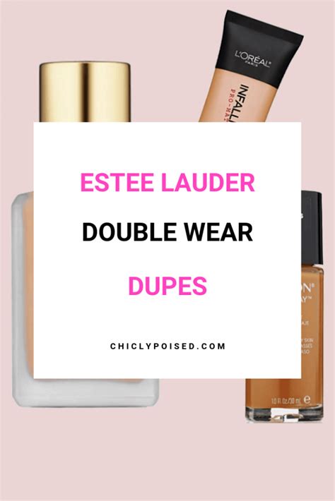 Estee Lauder Double Wear Foundation Dupes - Chiclypoised