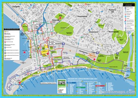 nice Map of Durban | Tourist, Tourist attraction, Amazing maps