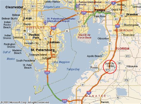 Sun City Center is where we stay. This map shows everywhere we go! | Ruskin florida, Florida ...