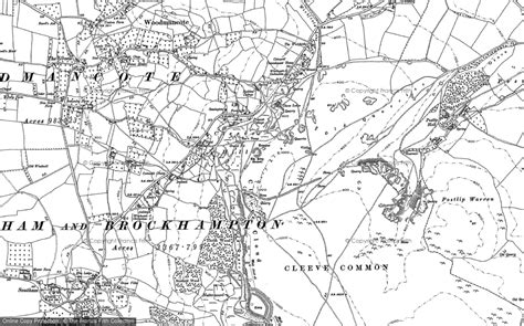 Old Maps of Cleeve Hill - Francis Frith