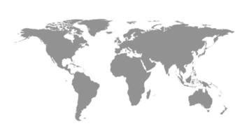 World Map Grey Free Vector Art - (58 Free Downloads)