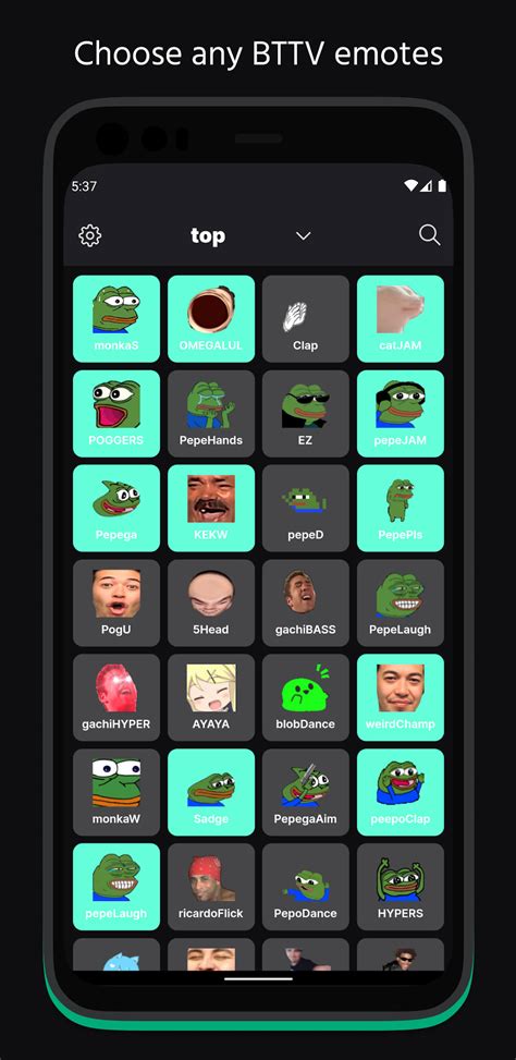 BTTV Stickers - Use emotes anywhere for Android - Download