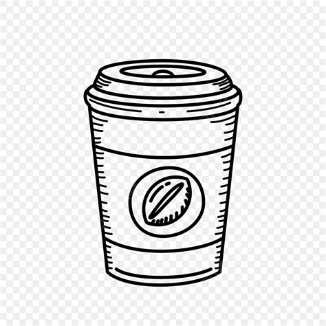 Takeaway Coffee Cup Vector Illustration With Hand Drawn Style, Coffee Drawing, Rat Drawing ...