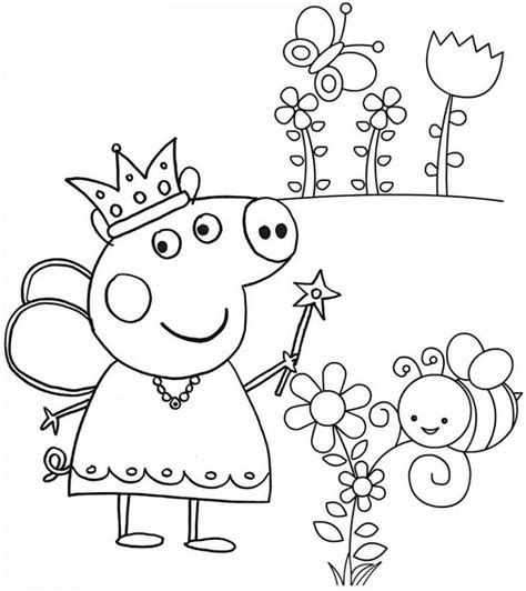 9 Adorable Crafts of Peppa Pig Coloring Pages for Fans - Mitraland