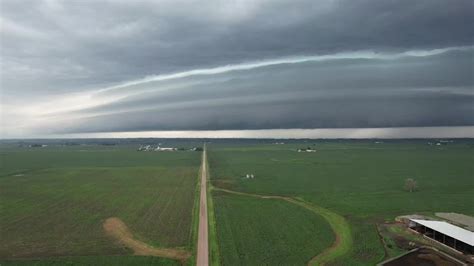 Drone Captures Amazing Shelf Cloud - Videos from The Weather Channel