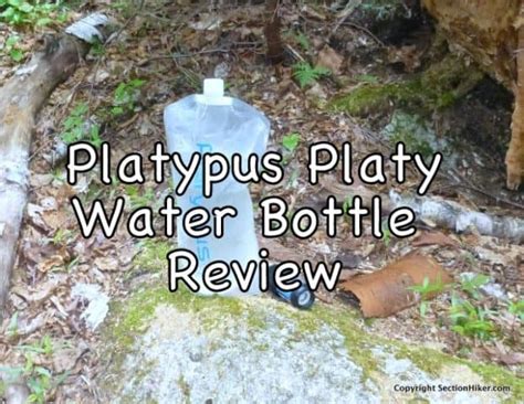 Platypus Platy Water Bottle Review - SectionHiker.com