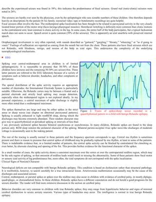 Issues in brainmapping...Age dependant epileptic syndromes | PDF