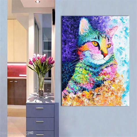 20 Ideas of Cat Canvas Wall Art