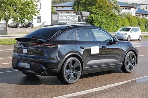 Porsche Macan EV spotted, giving closest look at the electric SUV