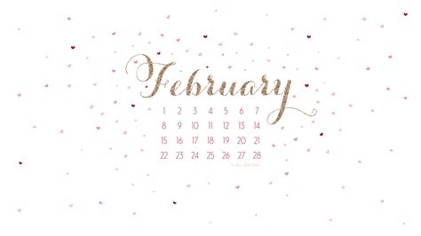 February 2021 Calendar Desktop Wallpaper Aesthetic