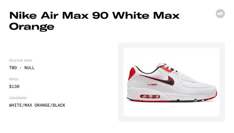 Nike Air Max 90 White Max Orange - DO8903-100 Release Info