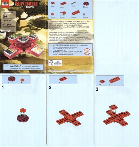 Brickfinder - LEGO Ninjago Movie Fidget Spinner Instructions!