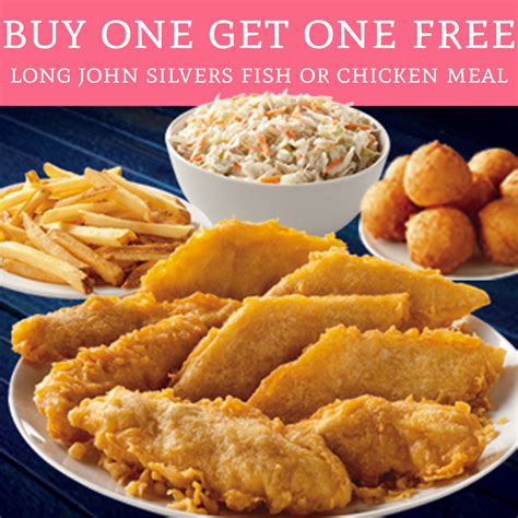 Buy One Get One Free Long John Silver's Fish or Chicken Meal - Deal Hunting Babe