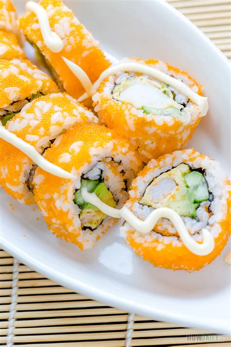 Boston Roll Recipe - Sushi Made from Shrimp, Avocado & Cucumber