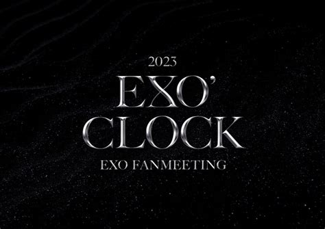 EXO will be launching their 2023 'EXO' CLOCK' fan meeting in Seoul next ...