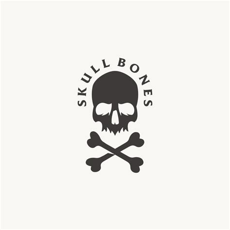 Skull and bones vintage logo vector icon illustration 20615522 Vector Art at Vecteezy