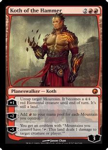 Koth of the Hammer MtG Art from Scars of Mirrodin Set by Jason Chan ...