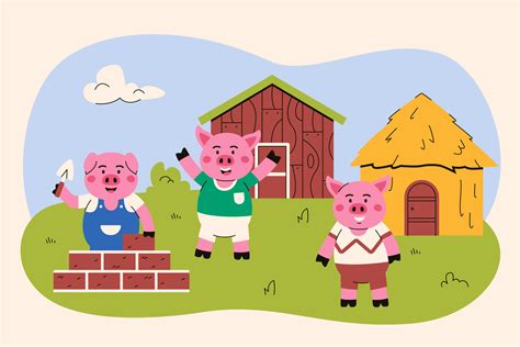 The Three Little Pigs - Moral Stories In English