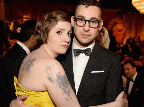 Lena Dunham & Jack Antonoff from 2014 Golden Globes: Celeb Couples | E! News