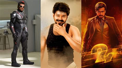 Rajinikanth, Suriya, Thalapathy Vijay dominate the top ten highest grossing Tamil movies at US ...