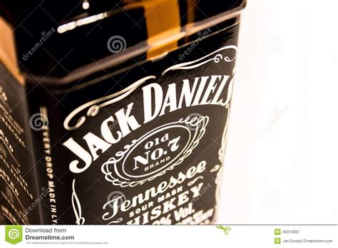 Jack Daniel S Bottle Detail Editorial Photography - Image of celebrate ...