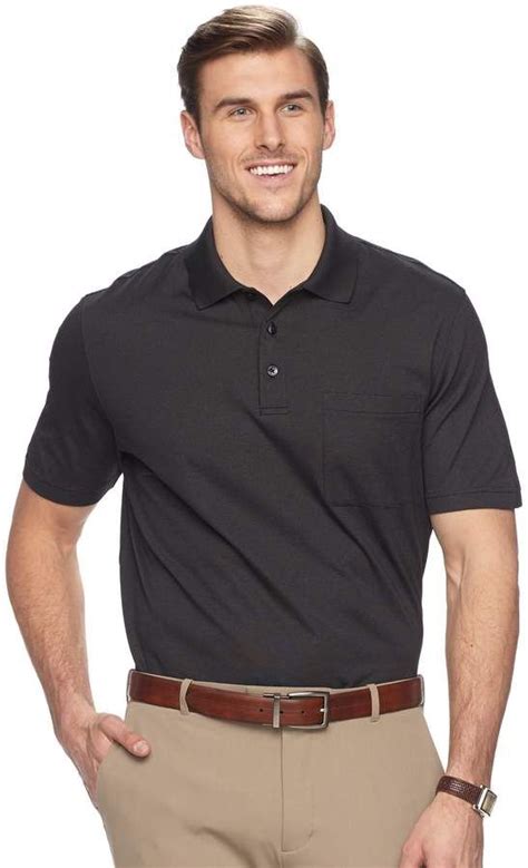 Big & Tall Van Heusen Classic-Fit Striped Stretch Polo | Mens tops, Tshirt outfits, Shirt outfit