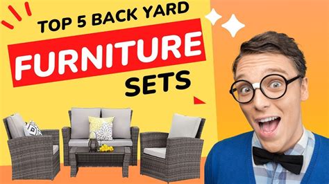 Top 5 Back Yard Furniture sets || most comfortable patio furniture 2022 - YouTube