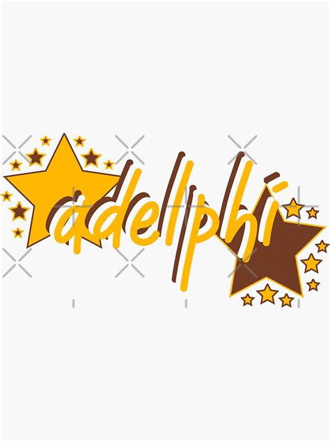 "Adelphi University" Sticker for Sale by gabby219 | Redbubble