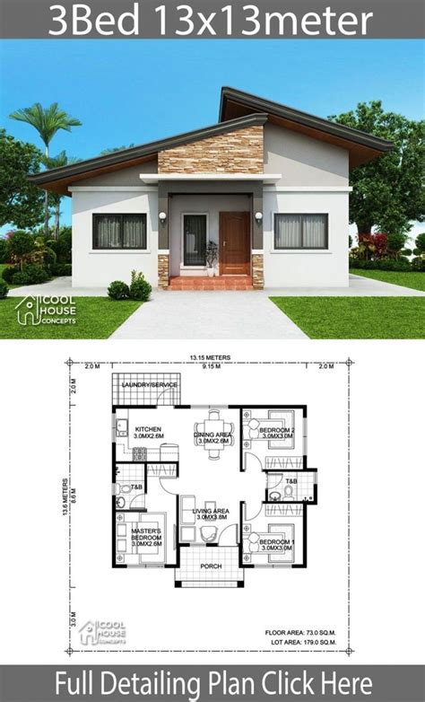 3 Bedroom Bungalow House Interior Design - Home Design Ideas